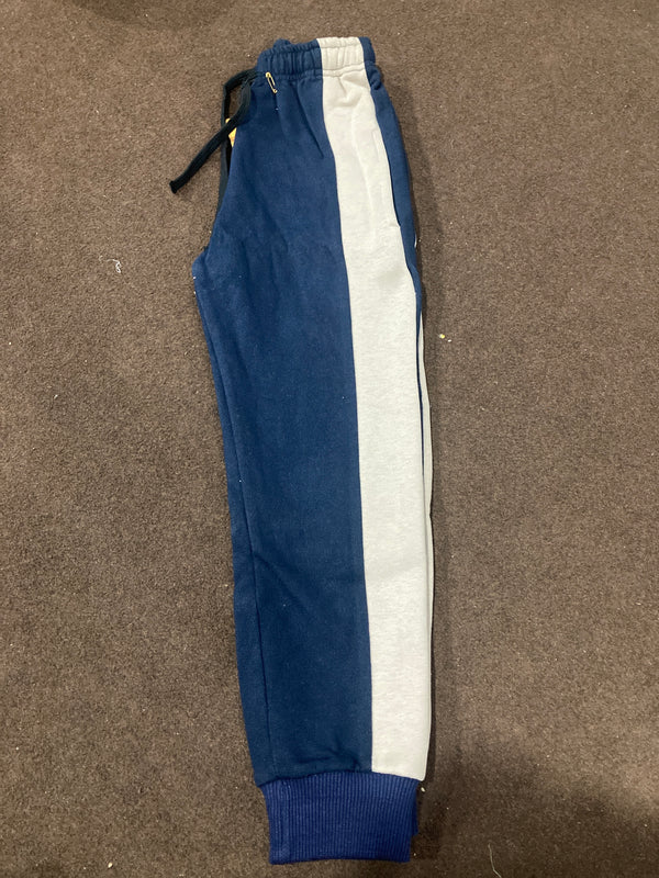 Skin Panel Blue Fleece Trouser