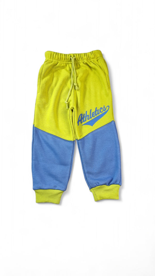 Youth Athletics Sky Blue/Yellow Winter Trouser