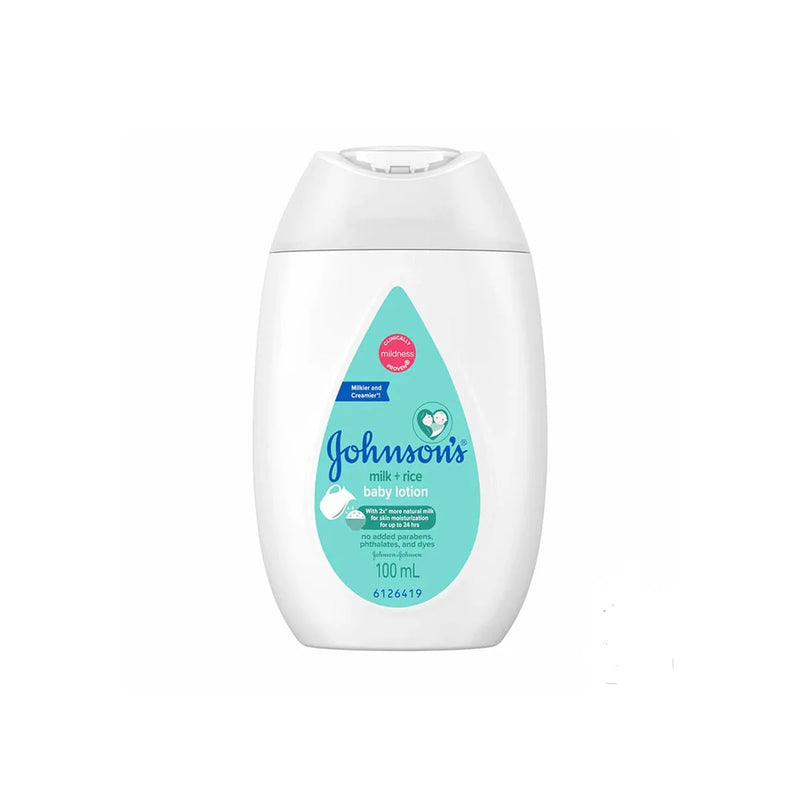 JOHNSONS BABY BATH HAIR & BODY MILK & RICE 100 ML