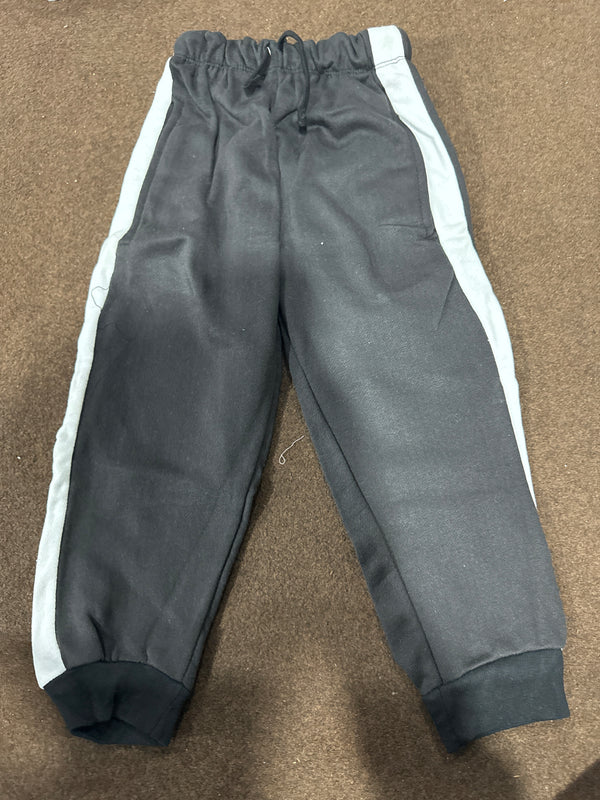 White Panel Black Fleece Trouser