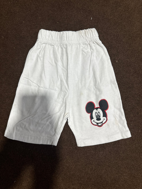 Mickey White Short