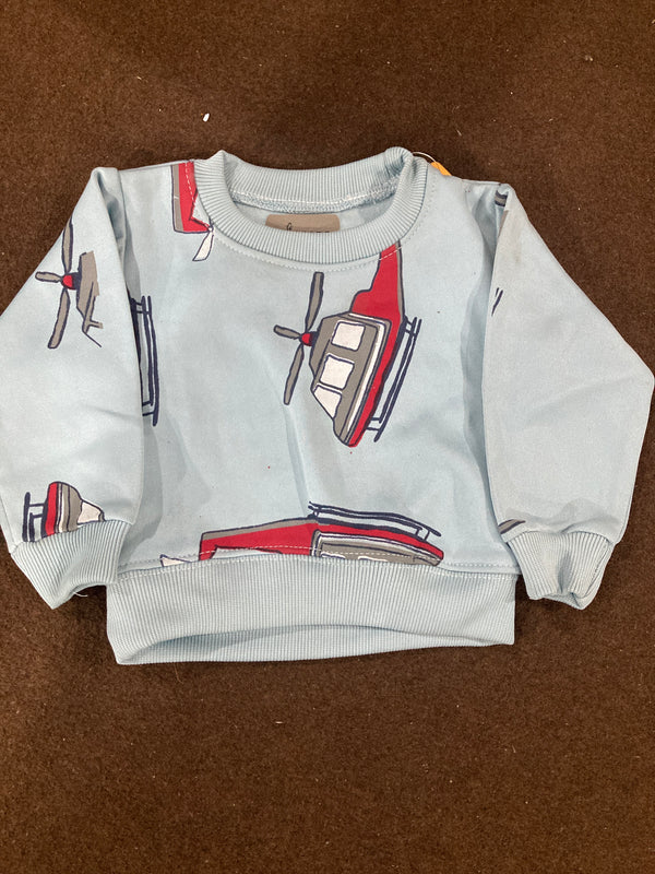 Helicopter Fleece Sweatshirt Infant