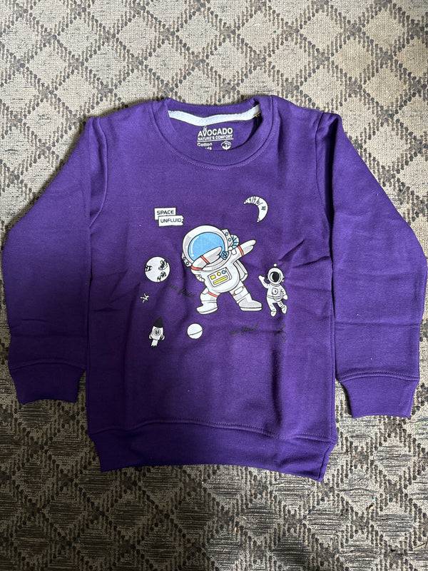 Space Fluid Purple Sweatshirt