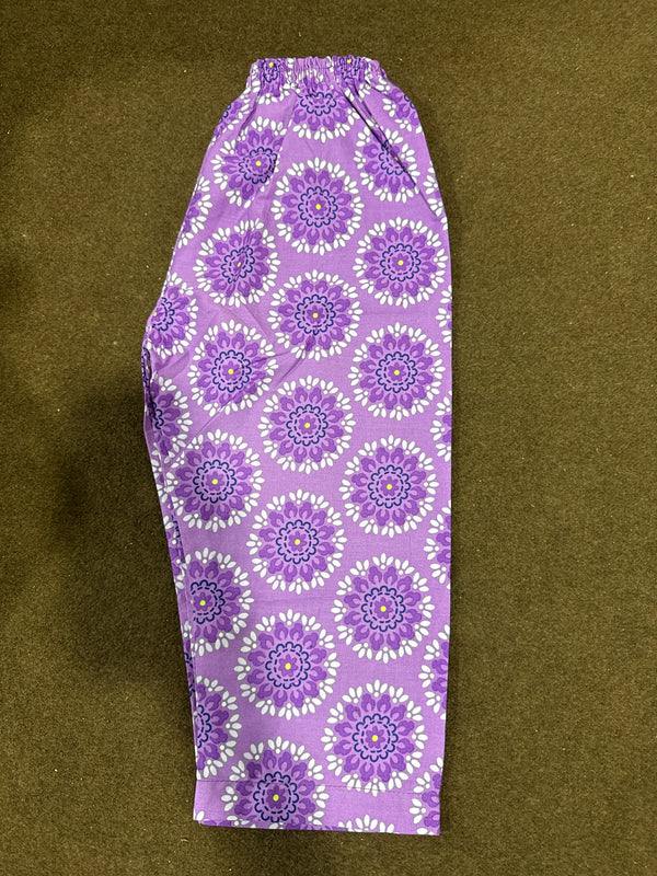 Purple Flower Trouser