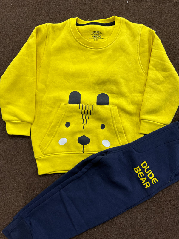 Dude Bear Fleece Sweatshirt & Trouser