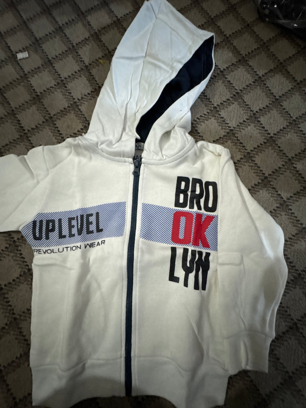 Up Level Zipper Fleece Hoodie