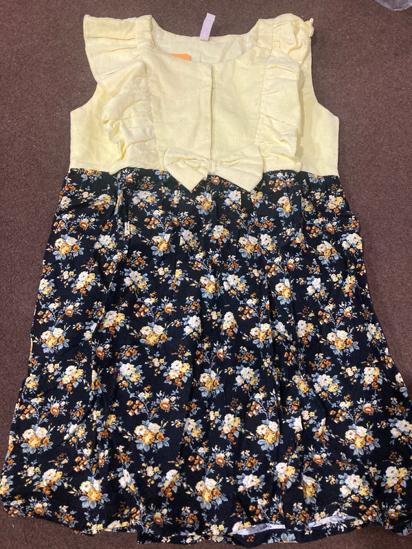 Well Look Yellow Bow Frock