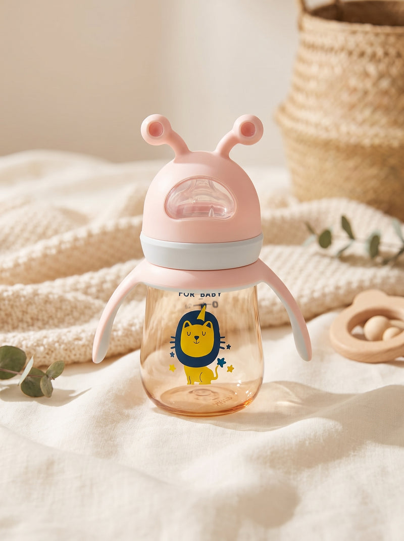 Peach Pink PPSU Baby Feeder
