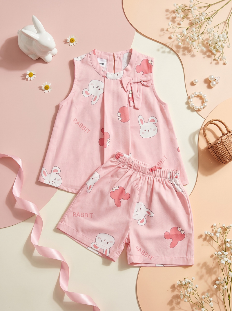 Bunny Bliss Sleeveless Shirt & Short