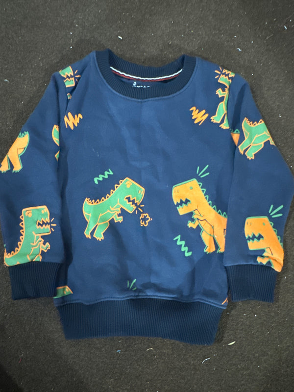 Hungry Dino Fleece Sweatshirt