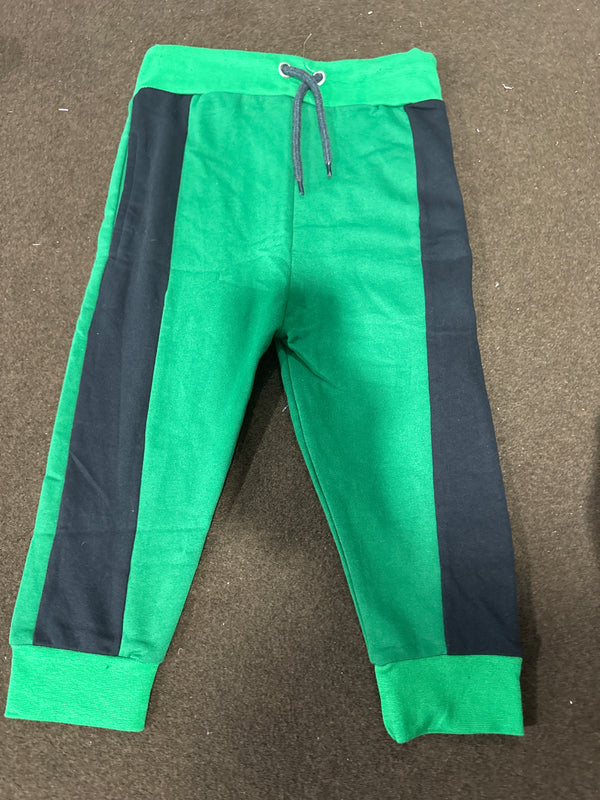 Green/Black Panel Fleece trouser