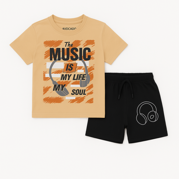 Music Is My Life Tee & Short