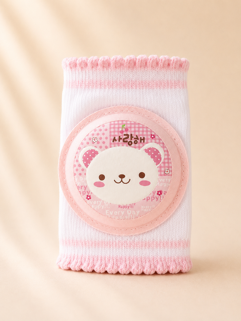 Baby Pink Bear Knee Pads