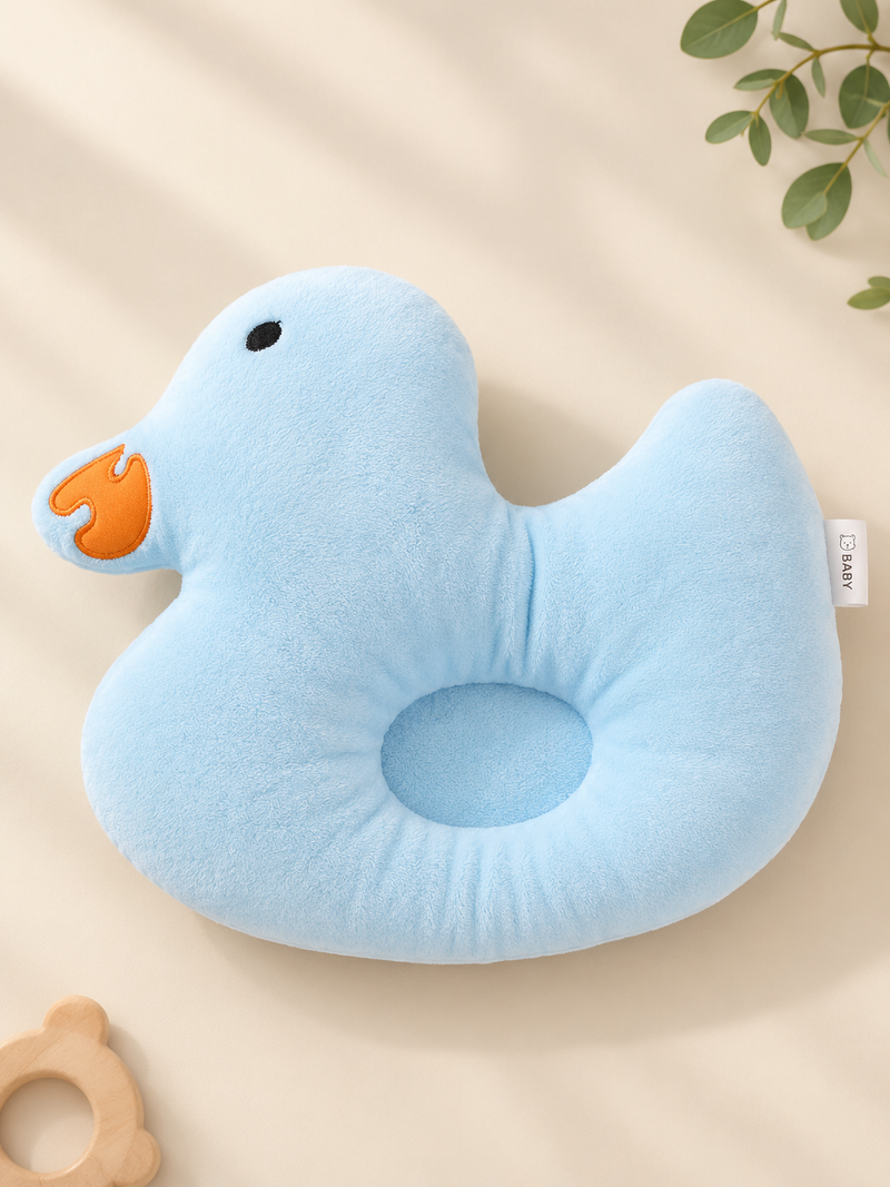 Duck Baby Sky Blue Pillow