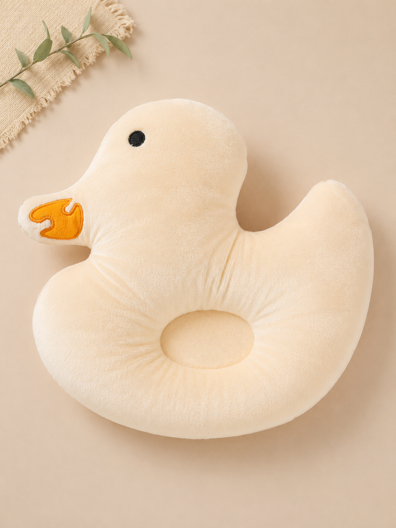 Duck Baby Light Peach Pillow