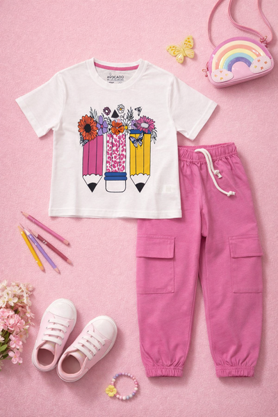Blooming Pencils Tee & Cargo Grip Trouser