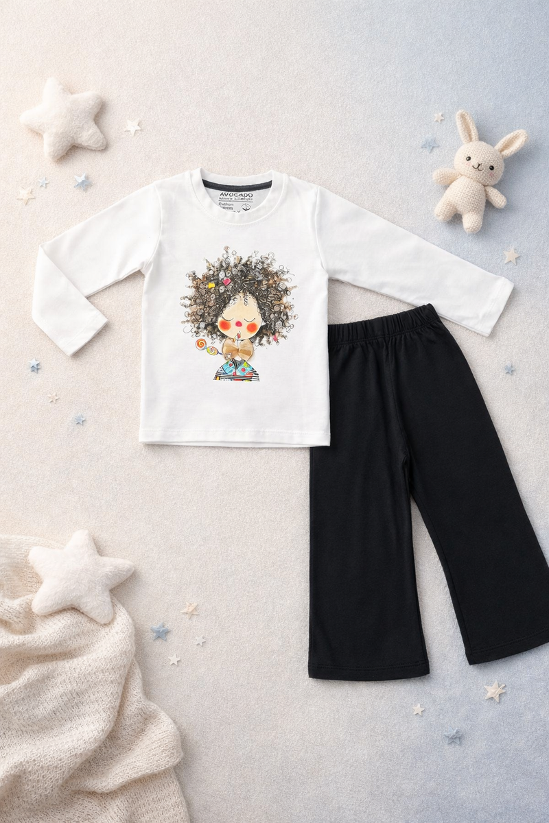 Curly Doll Full Sleeves Shirt & Trouser