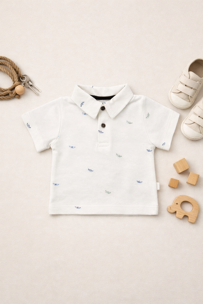 Little Sailor Polo Tee Infant