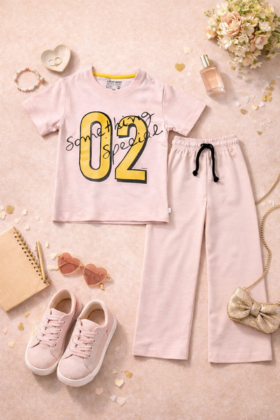 Zero Two Signature Tee & Straight Trouser