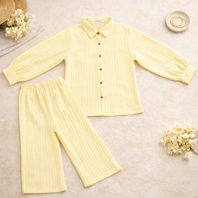 Soft Linen Lime Yellow Set