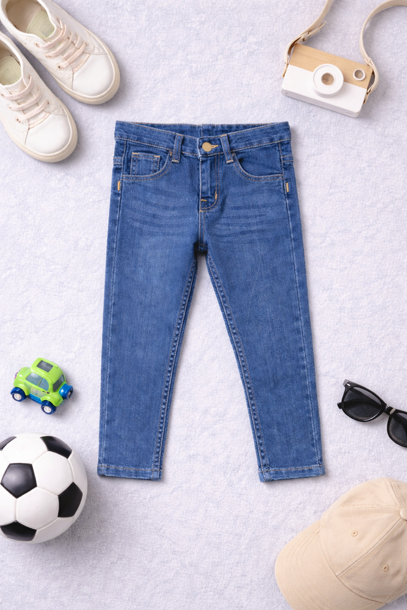 Slim Fit Dark Blue Jeans