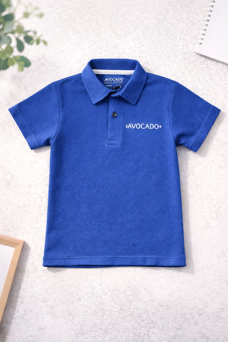 Avocado Embroidery Navy Blue Polo