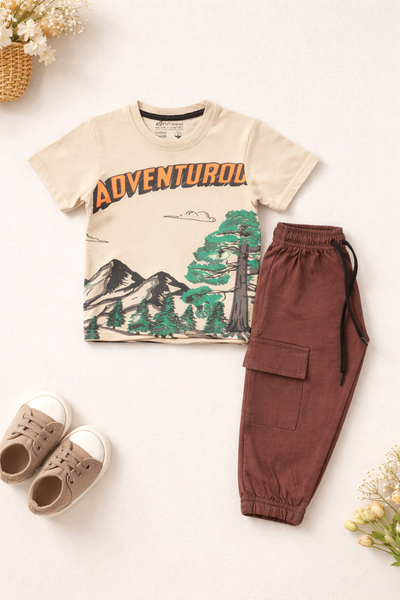 Adventurous Tee & Cargo Grip Trouser