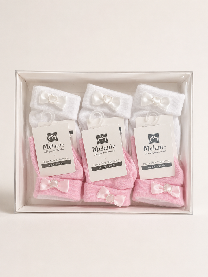 Sweetheart Baby Socks (0-9 Months)