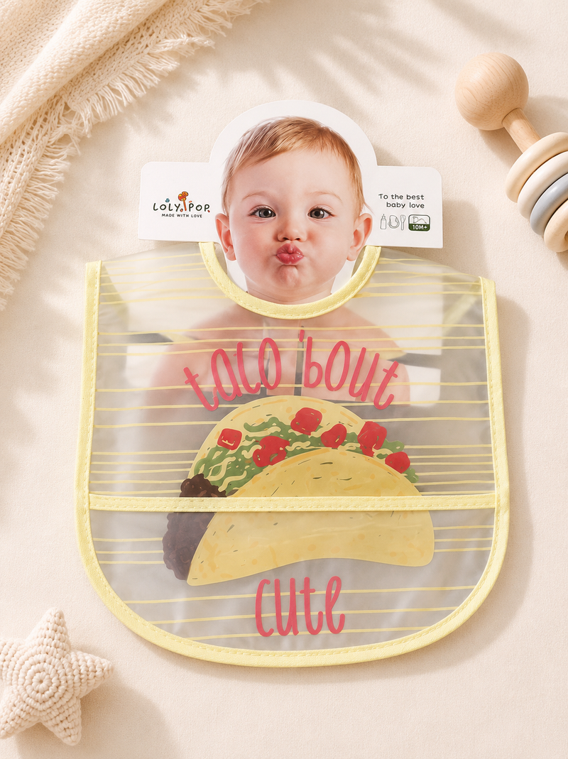 Taco Bout Cute Waterproof Baby Bib