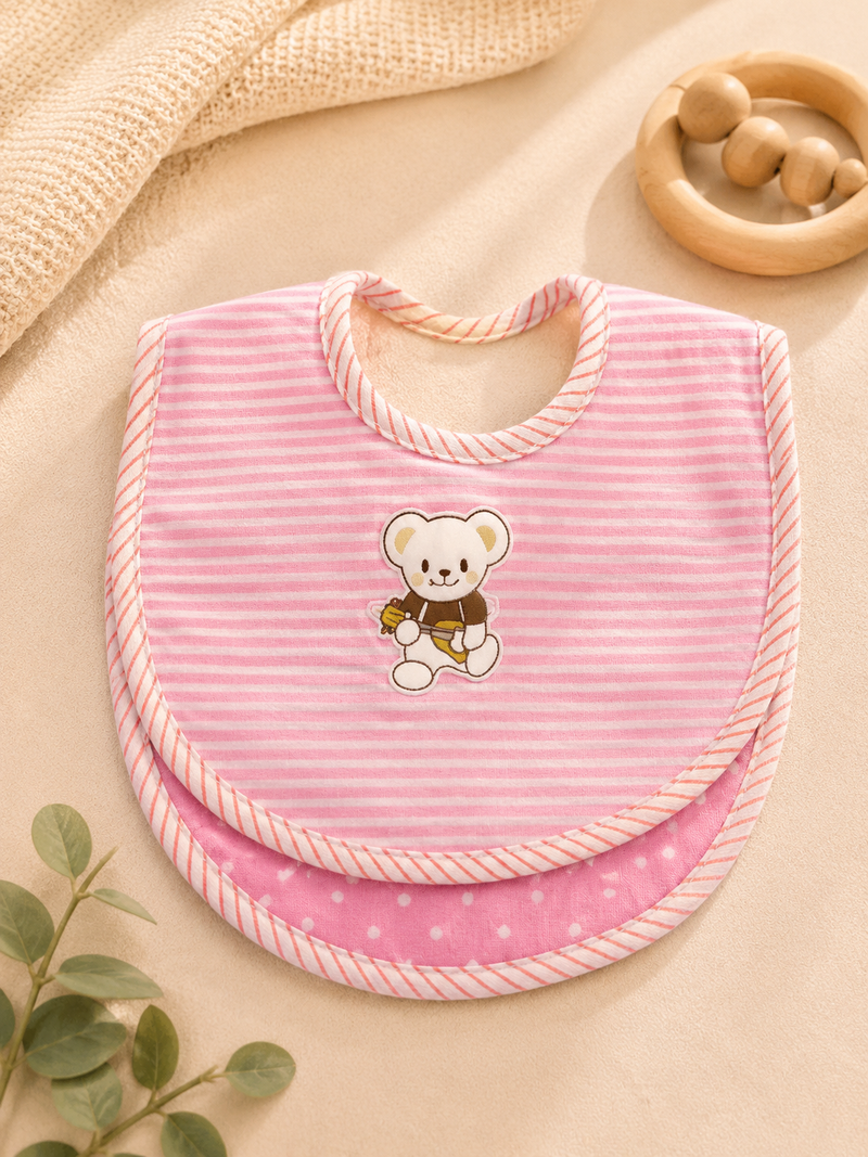 Musical Teddy Bibs Pack of 2