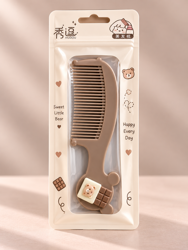 Chocolate Bear Baby Comb