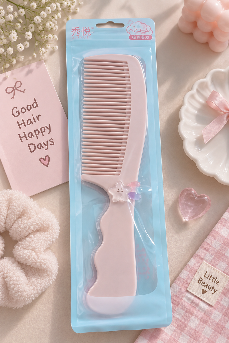 Smiley Star Hair Comb