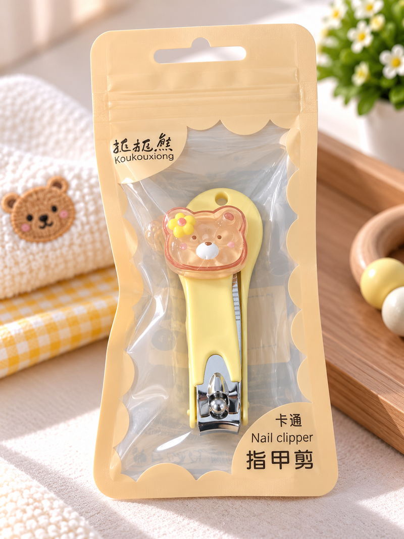 Teddy Bear Flower Nail Clipper