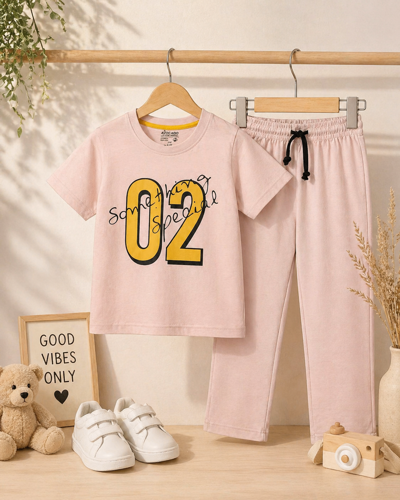 Zero Two Signature Tee & Straight Trouser