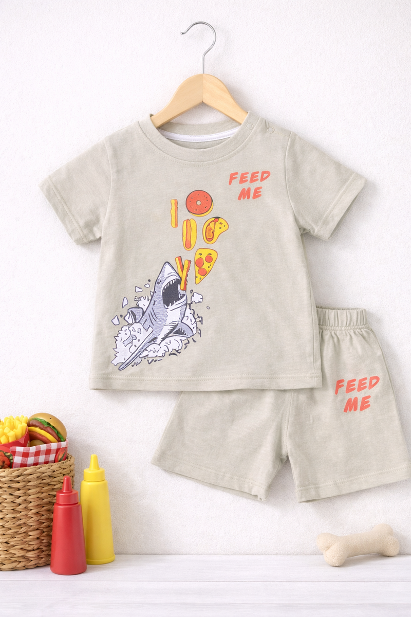 Feed Me Tee & Short Infant
