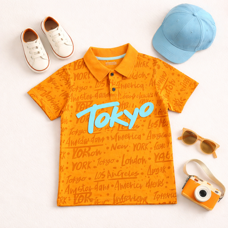 Tokyo Printed Premium Polo