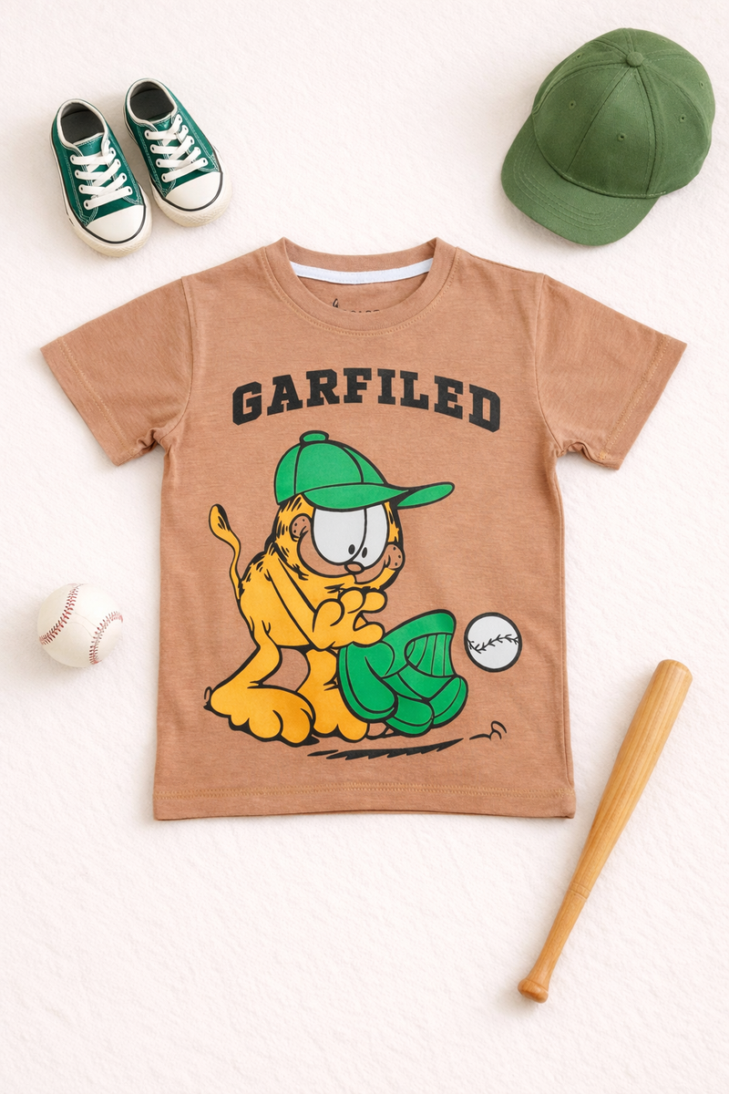 Garfield Baseball Tee