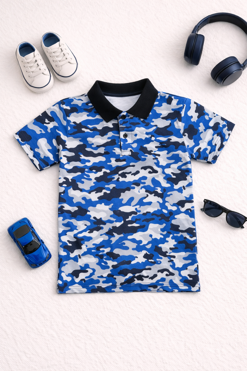 Camouflage Polo Tee