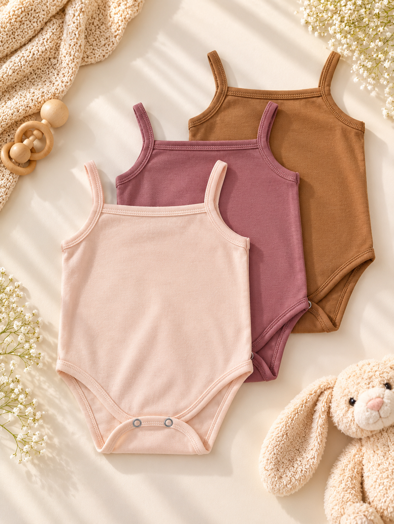 Tiny Essentials 3 Piece Bodysuit Set