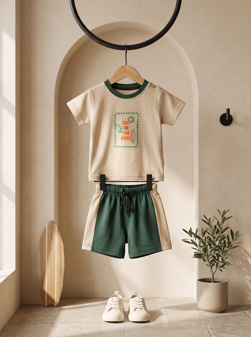 Lost in the Waves Tee & Shorts