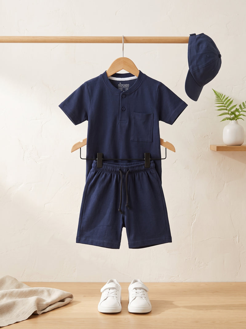 Classic Henley Tee & Short