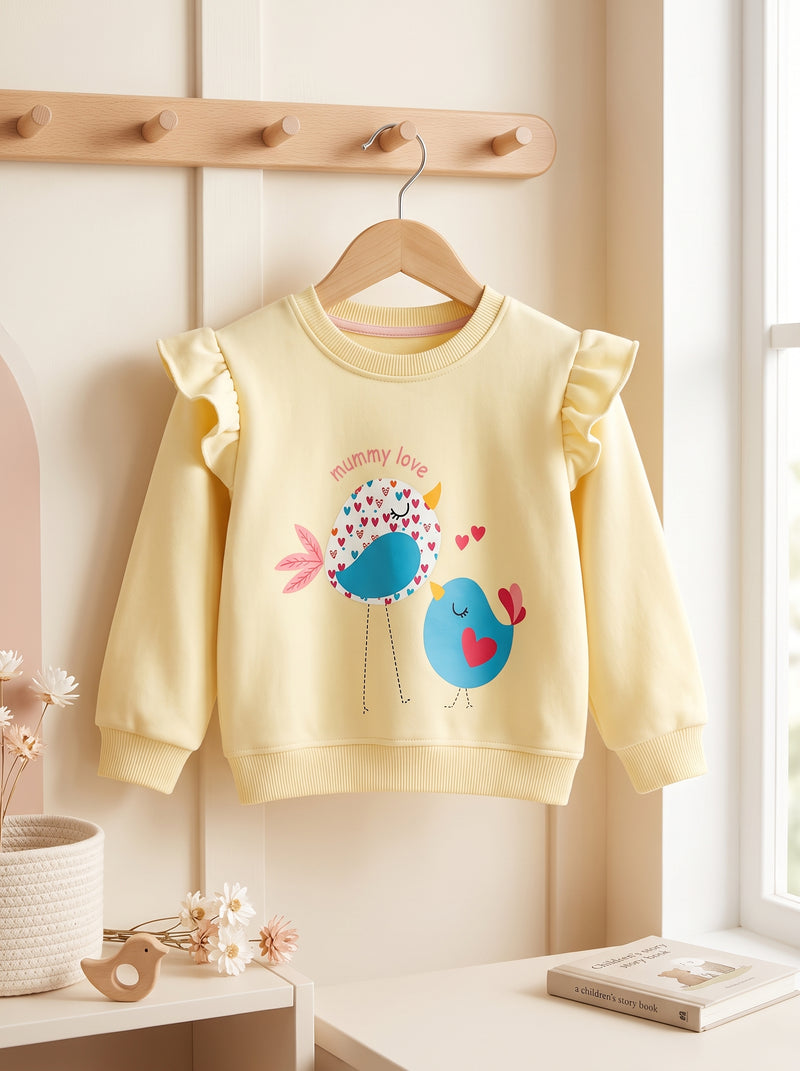 Mummy Love Bird Fleece Sweatshirt Infant