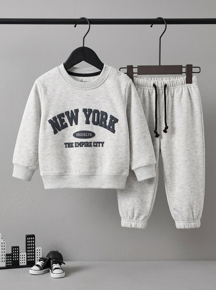New York Brooklyn Fleece Sweatshirt & Trouser Infant