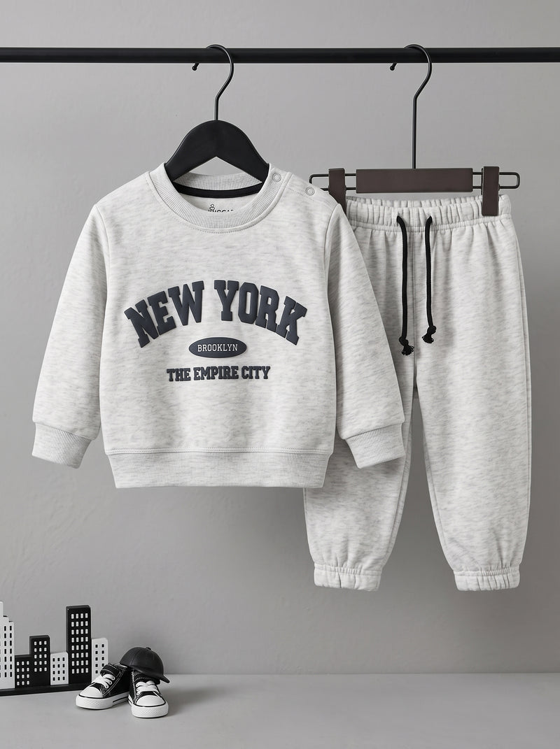 New York Brooklyn Fleece Sweatshirt & Trouser Infant
