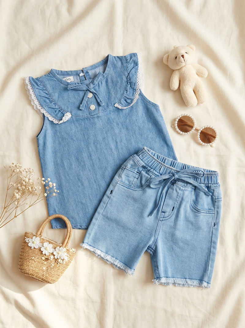 Heritage Lace Tensile Shirt & Denim Short