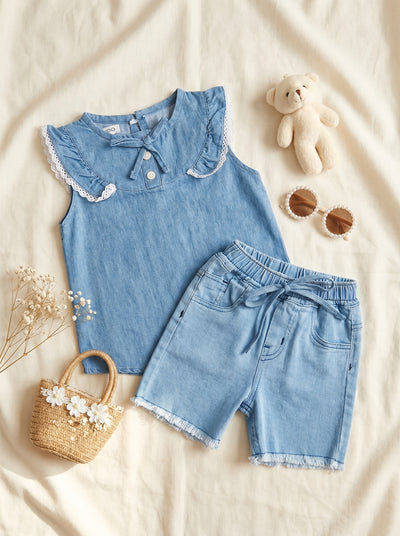 Heritage Lace Tensile Shirt & Denim Short