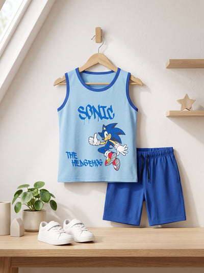 Sonic Character Sleeveless Tee & Short