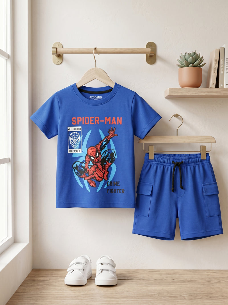 Spiderman Crime Fighter Tee & Short