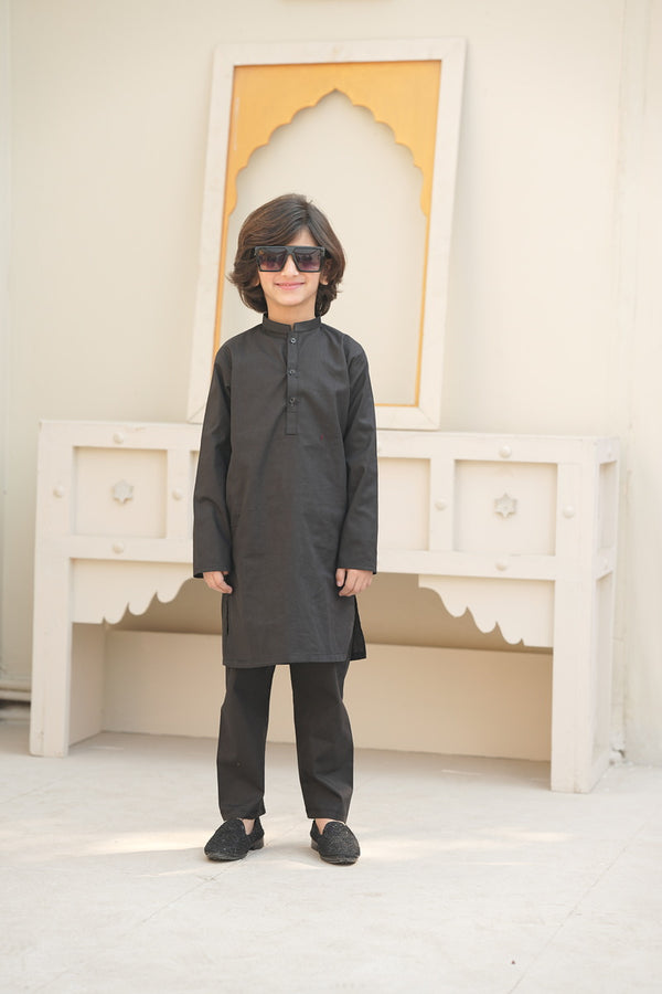 Black Kurta & Maching Trouser