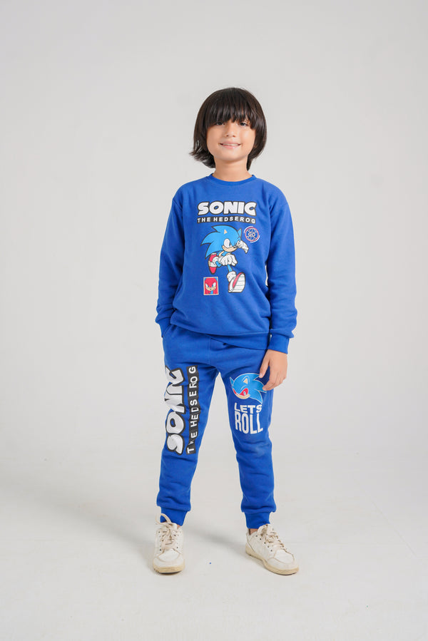 Sonic The Hedserog Fleece Sweatshirt & Trouser